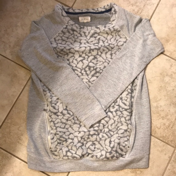 Lou & Grey Tops - Lou and grey leopard print sweatshirt